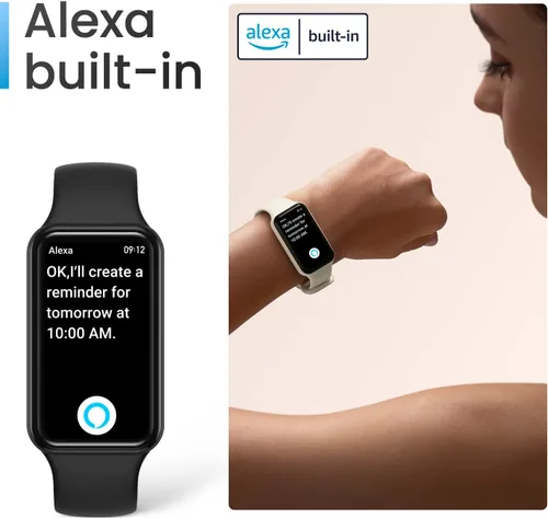 Miniatura 4 de Amazfit Band 7 - Rastreador de fitness y salud para mujeres y hombres, batería de 18 días, Alexa incorporada, pantalla AMOLED de 1.47 pulgadas, Negro