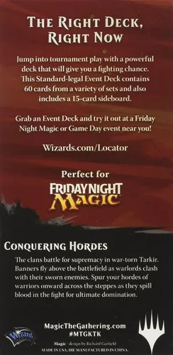 Miniatura 2 de Khans of Tarkir Event Deck Magic The Gathering Card Game Wizards of the Coast