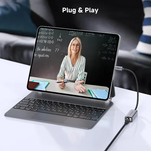 Miniatura 7 de Cable Matters Adaptador USB C a Ethernet, adaptador de red Gigabit Ethernet a USB C para 1000 Mbps, compatible con MacBook, iPhone 16 Pro/Max, iPad