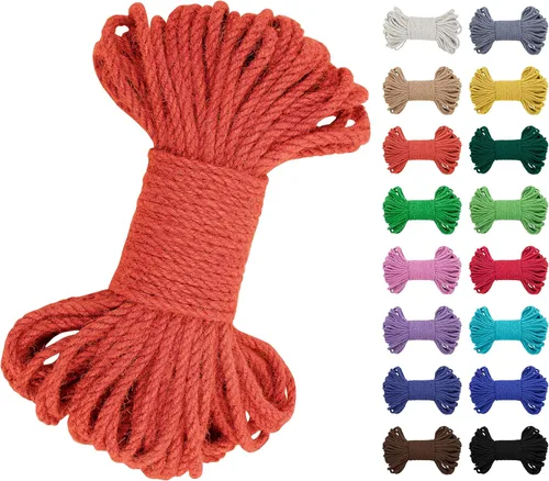Miniatura 17 de JeogYong - Cuerda de yute de 3 mm, 99,9 m, cuerda natural gruesa para jardín, ideal para manualidades, exterior, jardinería, envoltorios de regalo