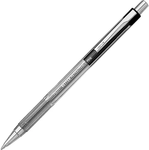 Miniatura 3 de PILOT Pen 30000 The Better Ball Point Pen Bolígrafos de punta de bola recargables y retráctiles, punta fina, tinta negra, paquete de 12 unidades De