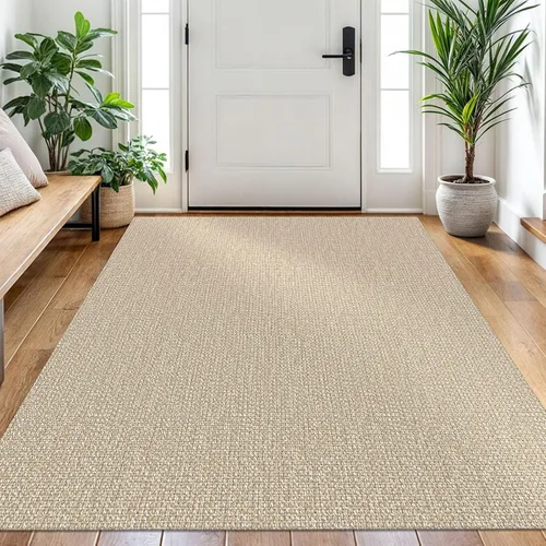 Miniatura 159 de EARTHALL Alfombra pequeña de 2 x 3 pies, lavable para entrada, antideslizante, trenzada, alfombra para puerta interior y exterior, alfombra tejida