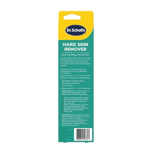 Miniatura 11 de Dr. Scholl's Lima de pie de nano cristal para eliminar la piel dura, removedor de callos de pies, limpiador de pies duradero, removedor de piel