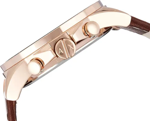 Miniatura 3 de Armani Exchange AX2508 Reloj de cuero marrón para hombre, Marrón, Cronógrafo