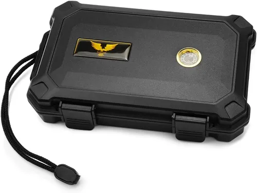 Miniatura 12 de Bald Eagle Caja de Puros Humidor de Viaje, Estuche Portátil Pequeño para Puros con Humidificador, Hermético, A Prueba de Aplastamiento, Impermeable