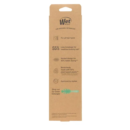 Miniatura 12 de Wet Brush Go Green Speed Dry - Cepillo de diseño ventilado y cerdas ultrasuaves HeatFlex, mango ergonómico, para cabello enredado e incontrolable