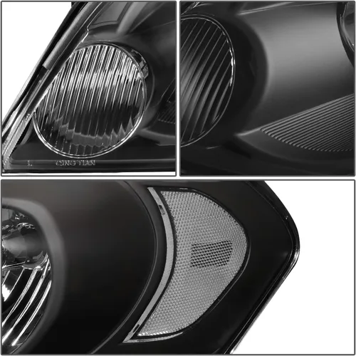 Miniatura 4 de DNA Motoring HL-OH-CI06-BK-CL1 - Faros delanteros de carcasa negra compatibles con Impala 06-13