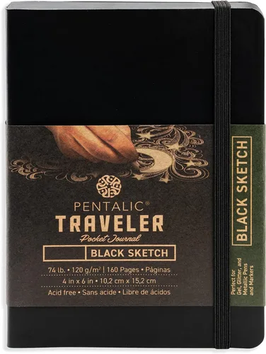 Miniatura 5 de Cuaderno de bocetos Travelers Dot Grid Pentalic Art, libre de ácidos
