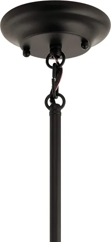 Miniatura 2 de Kichler Hatteras Bay 11" 1 Lámpara colgante con lente Fresnel transparente Olde Bronze® Bronce antiguo