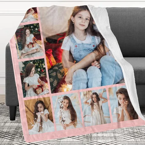 Miniatura 31 de Manta personalizada con imagen, mantas personalizadas para adultos y niños, manta de fotos personalizable, mantas personalizadas como regalo para 5