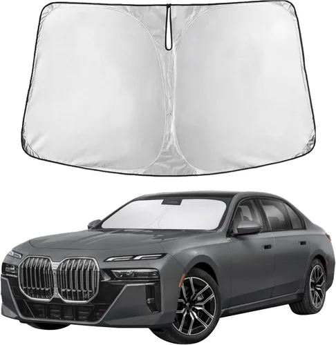Miniatura 146 de Econour Parasol para parabrisas compatible con Honda Civic 2016-2021, protector de parasol plegable para ventana, bloquea los rayos UV y mantiene tu