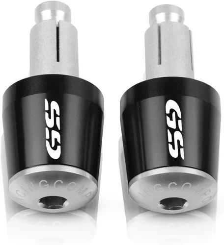 Miniatura 8 de 7/8 "0.866 in Agarres para manillar de motocicleta extremo de la barra del manillar del extremo del tapón para BMW R1200GS R1250GS R1200 R1250 R