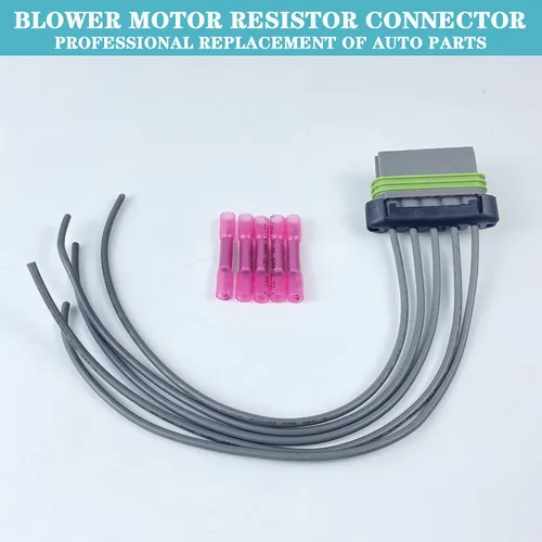 Miniatura 6 de Conjunto de cables del resistor del motor del ventilador HVAC para automóvil Compatible con 2015 2016 2017 2018 2019 Chevrolet Trax Conector