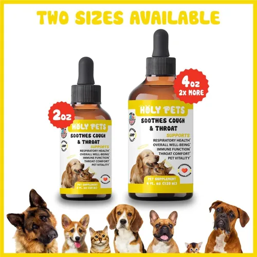 Miniatura 5 de Medicamento para la tos para perros y gatos, apoyo para infecciones respiratorias, alivio de estornudos y tratamiento para la tos de las perreras