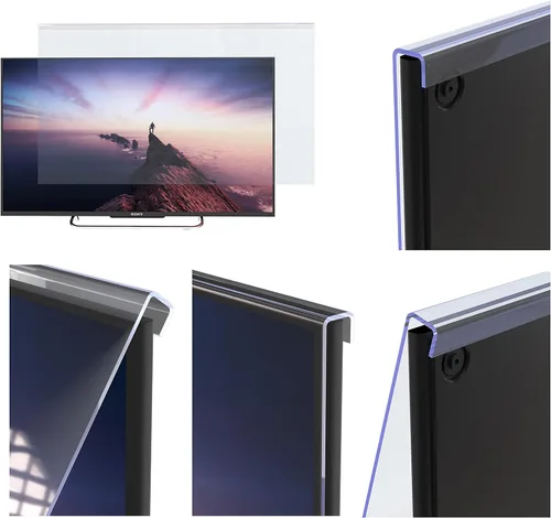 Miniatura 4 de Filtro de pantalla anti luz azul para monitor de escritorio de pantalla ancha de 21,5 pulgadas, bloquea la luz azul dañina excesiva, reduce