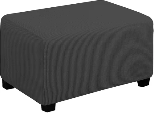 Miniatura 17 de Easy-Going Funda Elástica para Otomana Taburete de Almacenamiento Plegable Protector de Muebles Funda Rectangular Suave con Parte Inferior Elástica