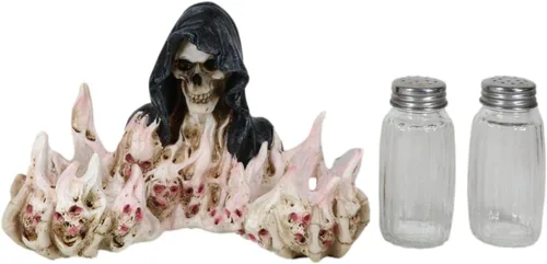 Miniatura 6 de Ebros Gift Juego de figuras góticas del Día de los Muertos con almas condenadas en el lago de fuego del infierno, juego de figuras de 5.5 pulgadas