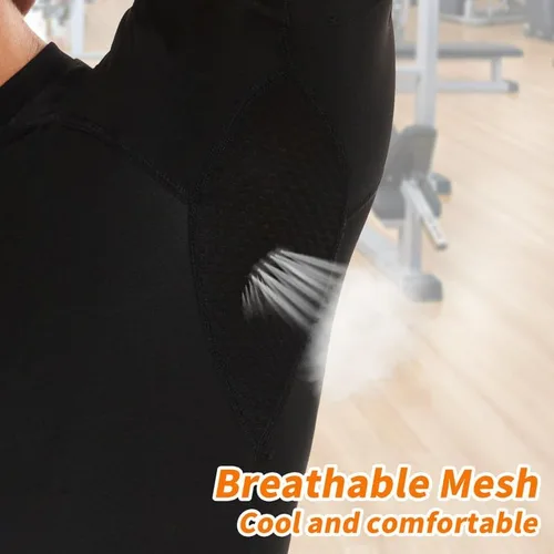 Miniatura 5 de SHAPERIN Camiseta de sauna para hombre, camiseta de sauna para atrapar el calor, traje de sauna, chaleco de sudor, moldeador de cuerpo, gimnasio