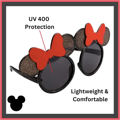 Miniatura 2 de Sun-Staches Mickey or Minnie Mouse Sunglasses for Kids Official Disney Accessory Vacation, Park or Costume Kid