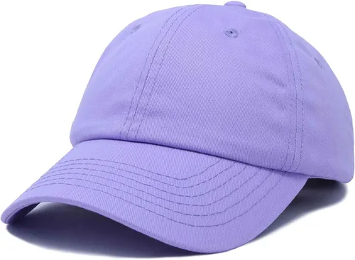 Miniatura 19 de DALIX Gorra de béisbol para papá, lisa, para hombre, mujer, algodón, ajustable, en blanco, sin estructurar, suave