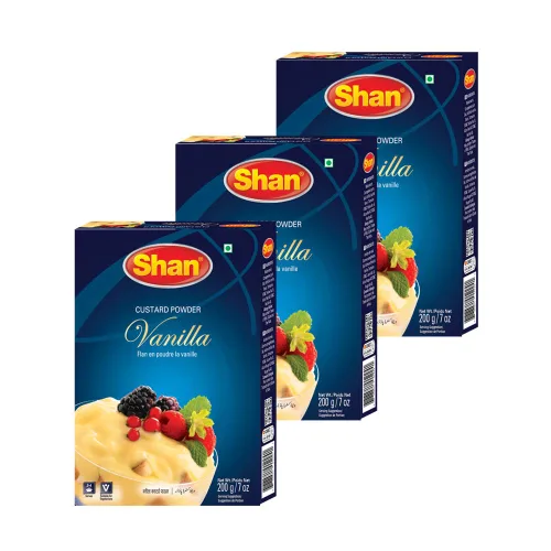 Miniatura 9 de Shan Polvo de crema de mango, 7.05 oz, postre esencial para cualquier ocasión, apto para vegetarianos, bolsa hermética en una caja (paquete de 3)
