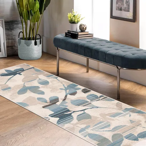 Superior Alfombra de pasillo para interiores, respaldo de yute, alfombras modernas de felpa para la familia, suelos de cocina, cubierta de piso de