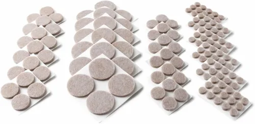 Miniatura 2 de Scotch Almohadillas de Fieltro 162 Unidades Beige, Almohadillas de Fieltro para Muebles para Proteger Suelos de Madera Dura, Redondas, Paquete