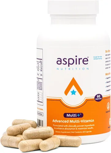 Miniatura 5 de Multivitamínico avanzado Aspire Multi+™ para niños, hombres y mujeres (polvo sin sabor)