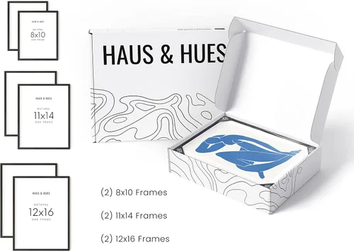 Miniatura 4 de HAUS AND HUES Marcos Negros para Pared de Galería - Juego de 6 Marcos de Collage de Fotos para Pared, Juegos de Marcos de Fotos para Collage