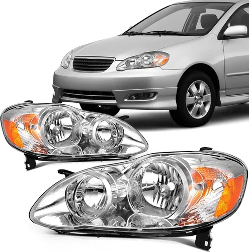 Miniatura 8 de Ensamble de faros SCITOO Compatible con 2010-2014 para Subaru Legacy 2010-2014 para Subaru Outback Faros con lente transparente y carcasa cromada