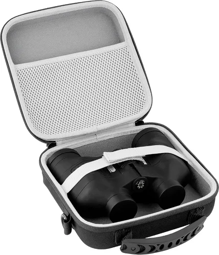 Miniatura 8 de Estuche para binoculares, funda protectora rígida de EVA con exterior resistente al agua, asa de transporte y correa para el hombro, se adapta a