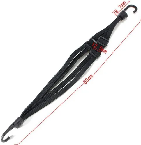 Miniatura 2 de LeosHi Correa de equipaje de motocicleta de 23.6 in, cuerda de hebilla elástica fija compatible con MT03 Nmax 125 compatible con Ninja compatible