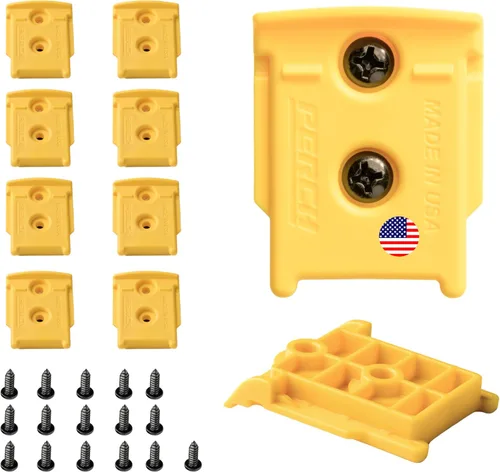 Miniatura 4 de Paquete de 3 soportes de pared para herramientas inalámbricas DeWalt de 20 V/60 V, soporte de pared para taladro DeWalt con 6 tornillos, fácil