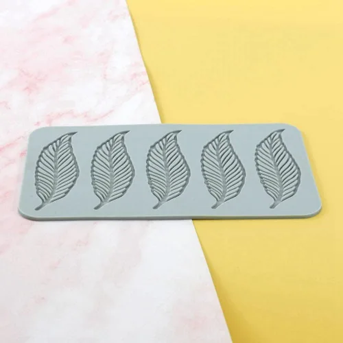 Miniatura 5 de TUKE Moldes de silicona con hojas 3D, para pastel de flores, fondant, hojas de abeja, moldes de pastelería, impresión de rosas, molde de encaje