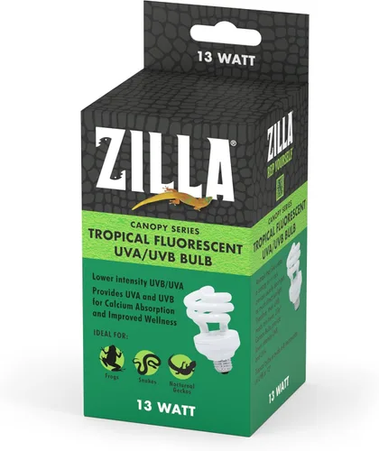 Miniatura 8 de Zilla Canopy Series - Bombillas fluorescentes UVB/UVA Desert 20 W, 3.875 pulgadas, color blanco