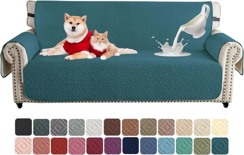 Miniatura 21 de XINEAGE Funda 100% impermeable para silla y sofá para mascotas, funda antideslizante para sofá, fundas lavables para silla, protector de muebles
