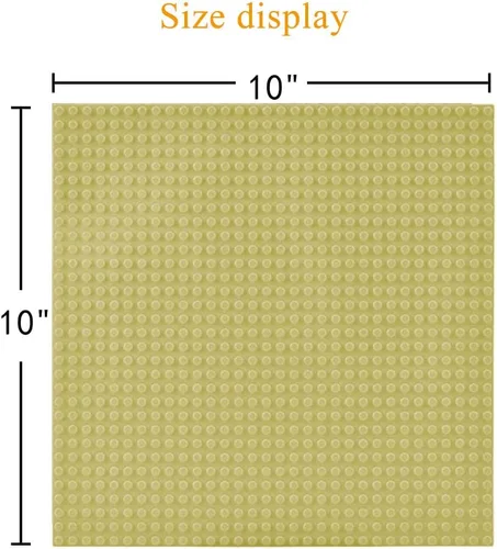 Miniatura 2 de Placas base clásicas para construcción de ladrillos 100% compatibles con las principales marcas de placas base de 10 x 10 pulgadas / 25.4 x 25.4 cm