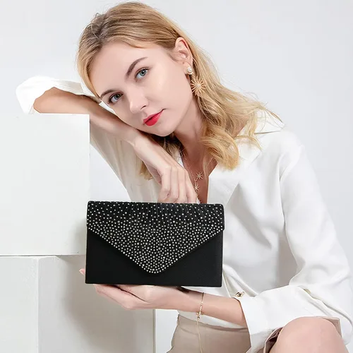 Miniatura 3 de BBjinronjy Clutch Purse for Women Evening Bags for Women Formal Wedding Party Cocktail Prom Crossbody Purse Evening Handbags