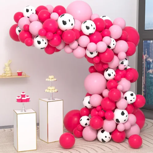 Miniatura 12 de Kit de arco de globos azul, amarillo y blanco, guirnalda de globos azul claro, verde azulado y amarillo blanco, globos azules y amarillos para Rojo