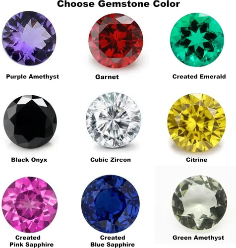 Miniatura 7 de 55Carat Elija su color Anillo de piedra genuina chapado en oro de 18 quilates ovalado hecho a mano joyería para regalo tamaños 4-13