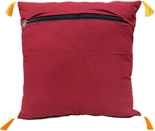 Miniatura 5 de Juego de 5 fundas de almohada étnicas indias para sofá, decoración de árabe occidental, juego de 5 fundas coloridas de estilo bohemio para sofá