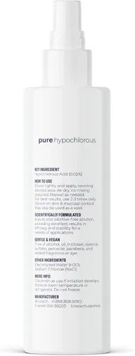 Miniatura 9 de BRIOTECH Aerosol de ácido hipocloroso puro y limpiador, solución tópica HOCl premium original, limpiador multiusos, aprobado para familias y apto