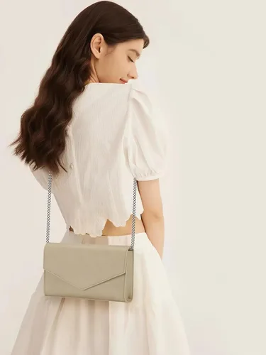 Miniatura 2 de Bolso de mano GM LIKKIE para mujer, bolso tipo sobre de noche, bolso cruzado con solapa de piel sintética PU para el hombro