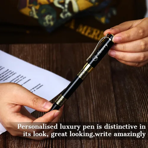 Miniatura 8 de Bnesi Bolígrafo de lujo, juegos de bolígrafos de escritura personalizados, bonitos bolígrafos para hombres y mujeres, regalo profesional, ejecutivo
