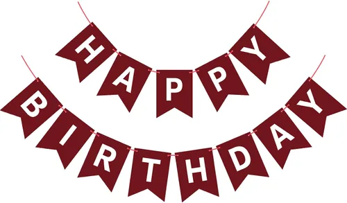 Miniatura 9 de Hooqict Cartel de feliz cumpleaños negro para telón de fondo, decoraciones de cumpleaños negras para hombres y mujeres, suministros de fiesta