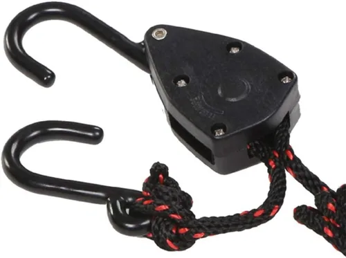 Miniatura 2 de 4 correas de amarre ajustables de 1/8 pulgadas y 6 pies para canoa y lazo de popa (6 pies)
