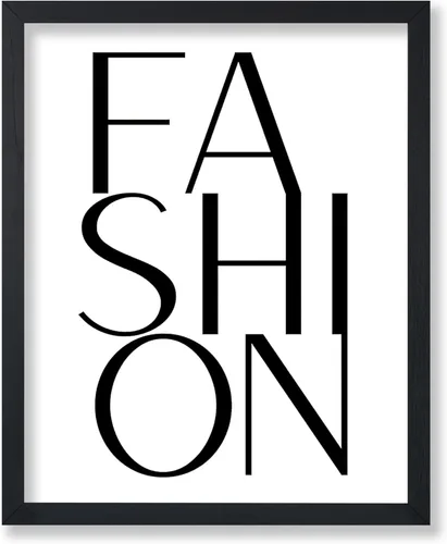 Poster Master Póster de moda – Impresión tipográfica – Arte de pared moderno – Regalo para hombres, mujeres y amantes de la moda – Decoración de
