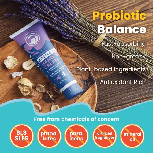 Miniatura 2 de STREAM 2 SEA Crema de manos de reparación intensiva sin perfume, esencial prebiótico, antioxidante, rica en arrecifes, natural y sin parabenos