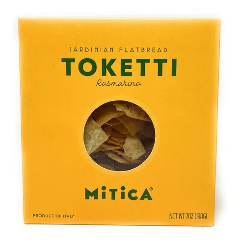 Mitica Romero Toketti Di Pane Carasau Crackers, 7 onzas