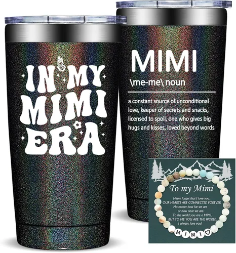 Fufandi Regalos para Mimi, la Mejor Mimi de Todas - Regalos de Navidad, Día de la Madre y Cumpleaños para Mimis, Abuela, Abuelita, Nueva Nana - Taza
